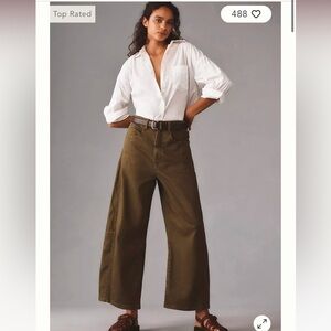 Anthropologie The Kenna Mid-Rise Heritage Barrel Jeans by Pilcro NWT